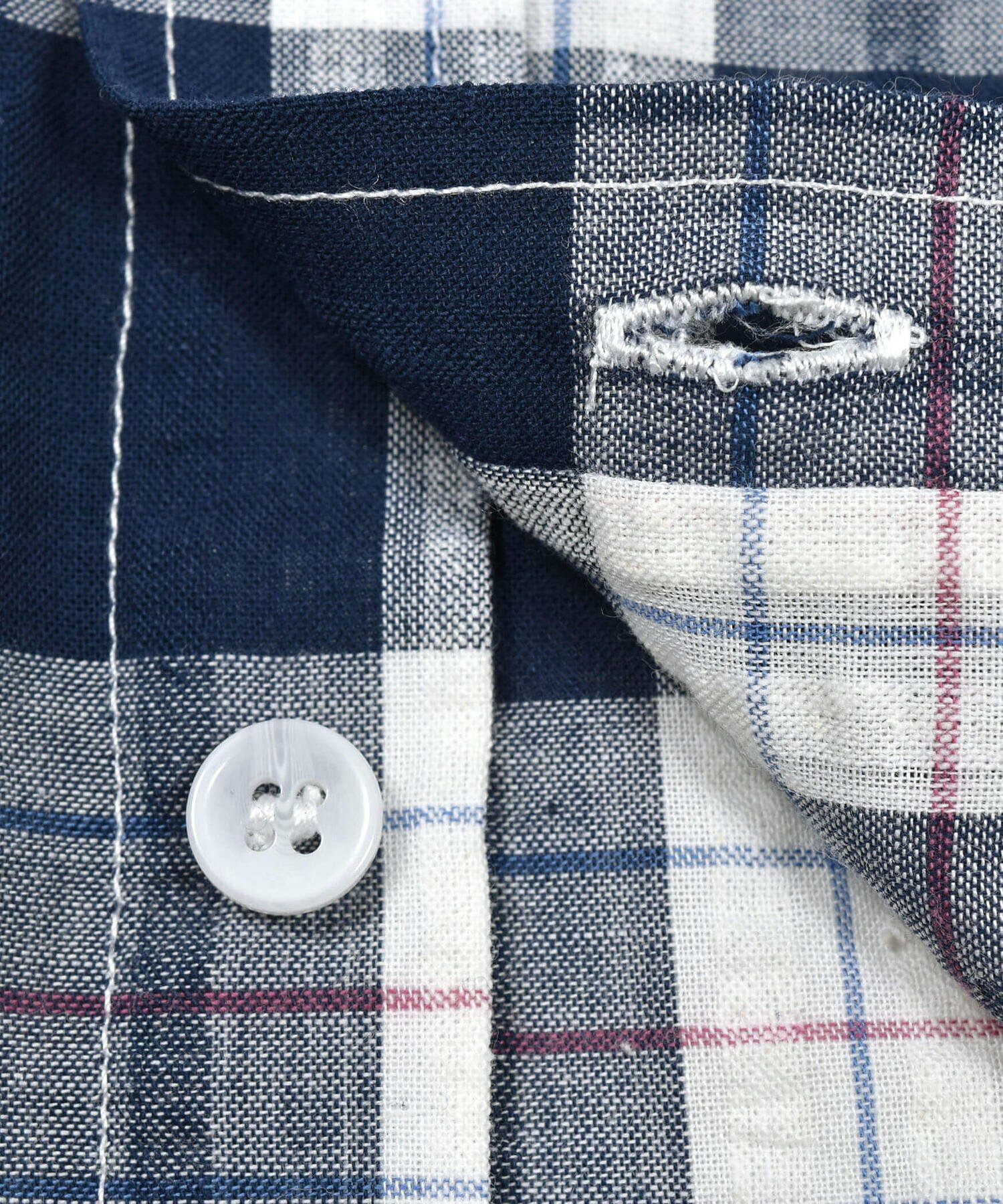 ポケット付きブロックチェックシャツ(95~150cm)